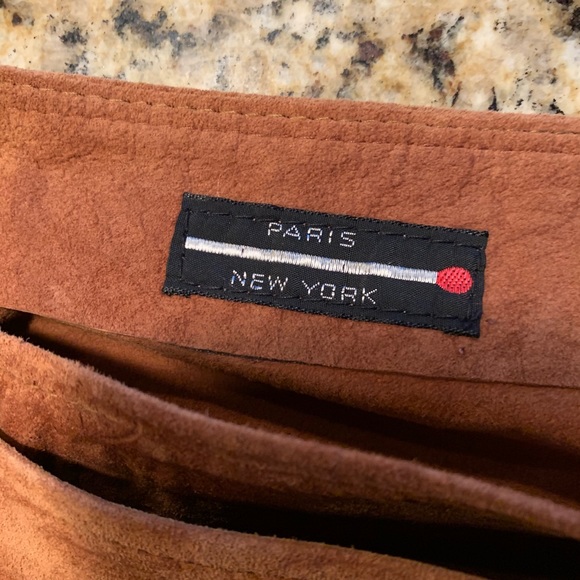 Leather fringe skirt - Picture 4 of 4